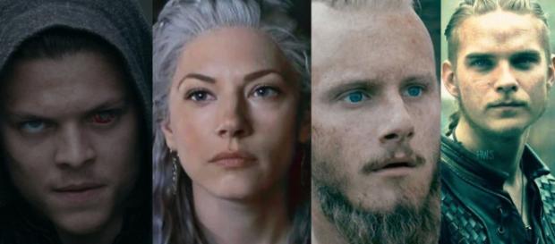 Ivar, Lagertha, Bjorn e Hvitserk (Reprodução/History Channel) Ivar, Lagertha, Bjorn e Hvitserk (Reprodução/History Channel)