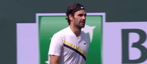 Roger Federer was a runner-up at Indian Wells in 2018. Photo: screencap via Tennis TV/ YouTube