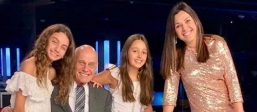 Veruska, Ricardo Boechat e suas filhas (Foto: Reprodução/ Instagram)