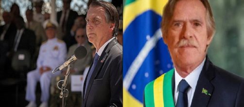 O atual presidente Jair Bolsonaro ameaça procesar José (Foto: Montagem Twitter e Instagram)