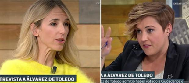 Cayetana Álvarez de Toledo y Cristina Pardo Cayetana Álvarez de Toledo y Cristina Pardo
