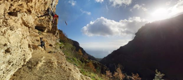 Le fantastiche falesie dell'Orrido di Pino a San Lazzaro di Agerola Le fantastiche falesie dell'Orrido di Pino a San Lazzaro di Agerola