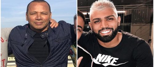 Neymar Pai briga com Gabigol em festa. (Foto/Reprodução/Instagram/@gabigol/@neymarpai_)