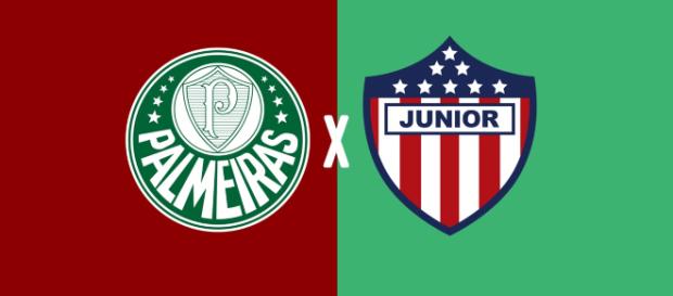 Palmeiras x Junior ao vivo na TV aberta e fechada. (Fotomontagem/Diogo Marcondes) Palmeiras x Junior ao vivo na TV aberta e fechada. (Fotomontagem/Diogo Marcondes)