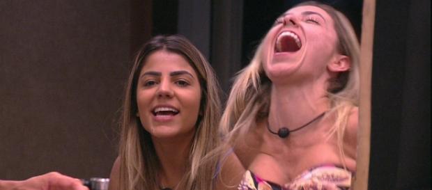 Paula e Hariany são as favoritas do público. (Reprodução/TV Globo) Paula e Hariany são as favoritas do público. (Reprodução/TV Globo)