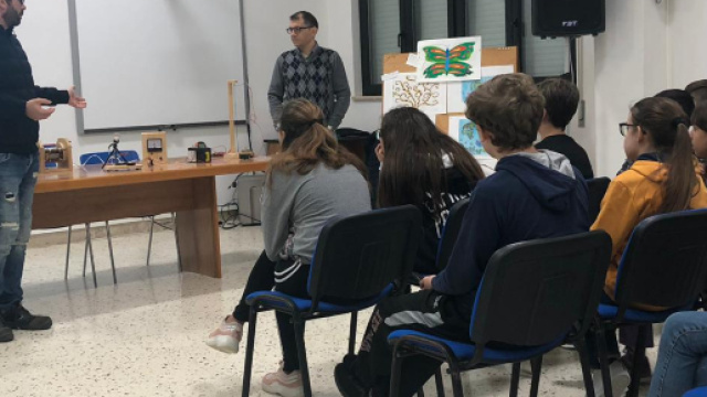 Lezione sull'energia elettrica a Favignana