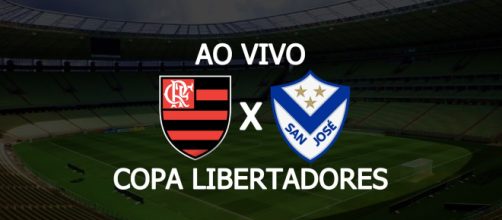 Flamengo x San José ao vivo pela Libertadores. (Fotomontagem/Diogo Marcondes)