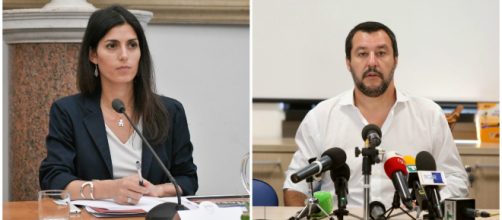 Roma, ipotesi sindaco leghista, la Raggi: 'Matteo magna tranquillo'