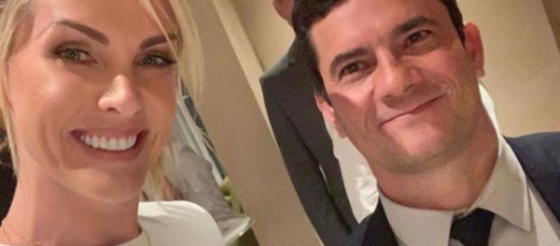Ana Hickmann e o ministro Sergio Moro. (Reprodução/@ahickmann) Ana Hickmann e o ministro Sergio Moro. (Reprodução/@ahickmann)