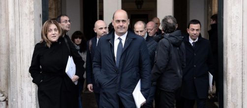 La governatrice dell'Umbria Catiuscia Marini insieme al segretario Pd Nicola Zingaretti