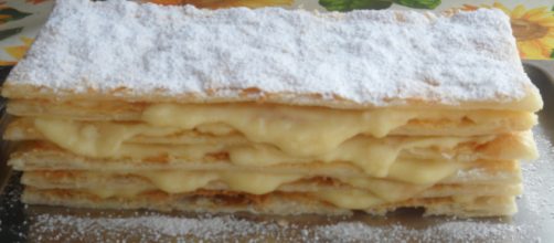 Millefoglie con crema pasticcera