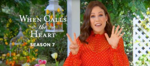 Erin Krakow brought the news 'When Calls the Heart' fans were counting on this weekend. - [Hallmark Channel / YouTube screencap]