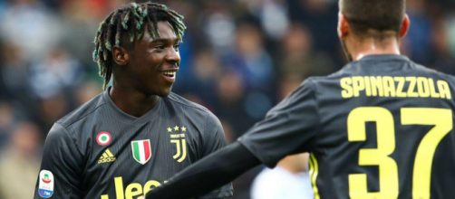 Moise Kean e Spinazzola, Juventus.