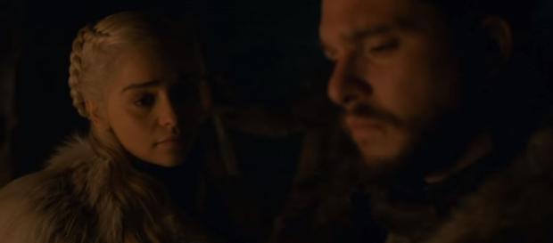 Emilia Clarke and Kit Harington are the leading characters of 'Game of Thrones'. Photo: screencap via GameofThrones/ YouTube Emilia Clarke and Kit Harington are the leading characters of 'Game of Thrones'. Photo: screencap via GameofThrones/ YouTube