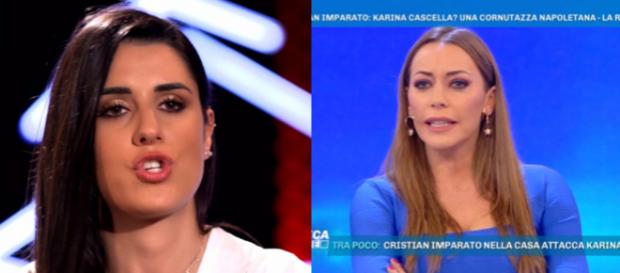 GF: la Vignali non crede alle coppie gay, Karina risponde a Cristian: 'devi stare attento' GF: la Vignali non crede alle coppie gay, Karina risponde a Cristian: 'devi stare attento'