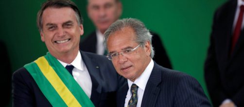 Presidente Jair Bolsonaro e o ministro da Economia, Paulo Guedes. (Arquivo Balasting News)