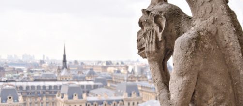 Uno dei golem della Cattedrale di Notre Dame di Parigi.