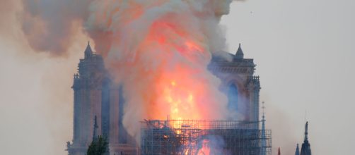 El incendio en la catedral de Notre Dame