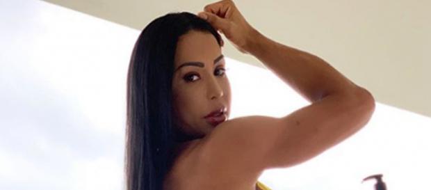 A morena ainda teve a oportunidade de conhecer seu ídolo da musculação. (Reprodução/Instagram/@graoficial) A morena ainda teve a oportunidade de conhecer seu ídolo da musculação. (Reprodução/Instagram/@graoficial)