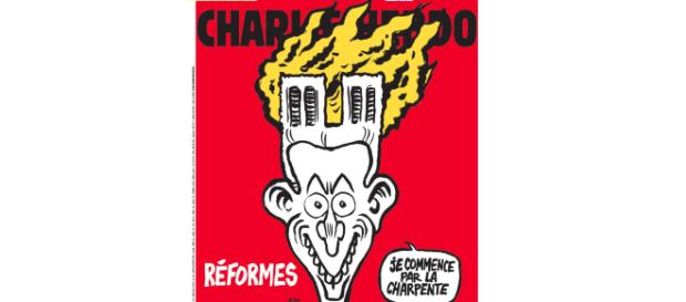 Charlie Hebdo divide il web con la vignetta sull'incendio alla Cattedrale di Notre-Dame. Charlie Hebdo divide il web con la vignetta sull'incendio alla Cattedrale di Notre-Dame.