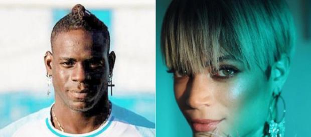 Da sinistra Mario Balotelli e Elodie Di Patrizi Da sinistra Mario Balotelli e Elodie Di Patrizi