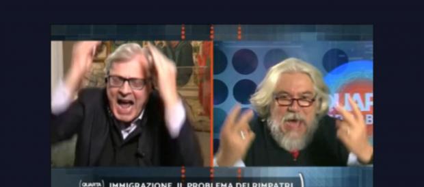 Furioso scontro su Notre-Dame tra Vittorio Sgarbi e Alessandro Meluzzi Furioso scontro su Notre-Dame tra Vittorio Sgarbi e Alessandro Meluzzi