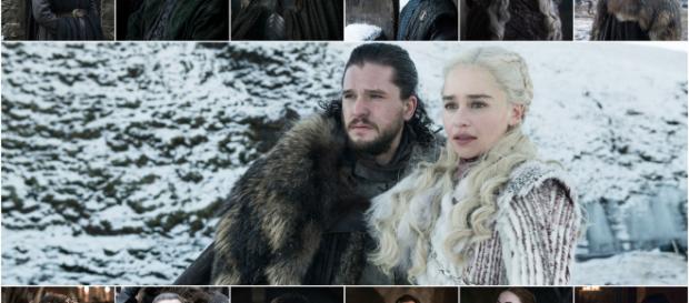 Jon Snow y Daenerys Targaryen, protagonistas de Game of Thrones Jon Snow y Daenerys Targaryen, protagonistas de Game of Thrones