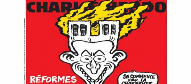 Parigi, la vignetta satirica di Charlie Hebdo indigna tutti: insulti dagli italiani Parigi, la vignetta satirica di Charlie Hebdo indigna tutti: insulti dagli italiani