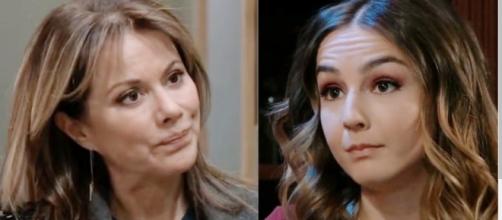 Kristina shared her mom's secret about Kiefer as a trust offering to Shiloh. [Image Source: Soap Dirt Spoilers-YouTube]