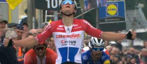 La vittoria di Mathieu Van der Poel alla Freccia del Brabante