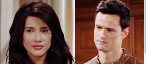Thomas and Steffy are plotting to break up Liam and Hope. - [CBS / YouTube screencap]