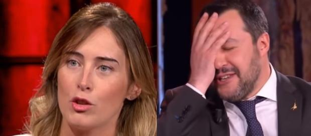 Maria Elena Boschi attacca Matteo Salvini e gli chiede di farsi un selfie. Maria Elena Boschi attacca Matteo Salvini e gli chiede di farsi un selfie.