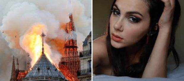 Valentina Nappi sull'incendio di Notre-Dame: 'Ho goduto nel vederla bruciare, Satana è fighissimo' Valentina Nappi sull'incendio di Notre-Dame: 'Ho goduto nel vederla bruciare, Satana è fighissimo'