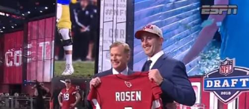 Josh Rosen had a disappointing rookie season with the Cardinals. [Source: Football Life/YouTube]