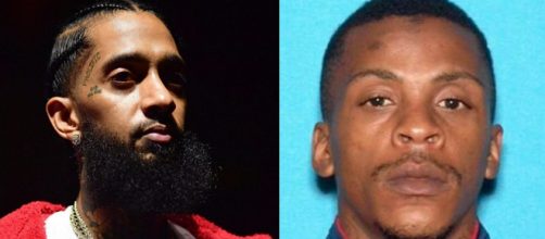 Nipsey Hussle e l'uomo ricercato per il suo omicidio.