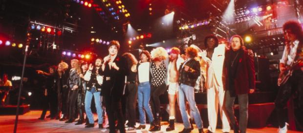 20 aprile 1992: allo stadio di Wembley va in scena il Freddie Mercury Tribute Concert 20 aprile 1992: allo stadio di Wembley va in scena il Freddie Mercury Tribute Concert