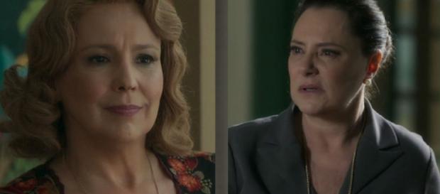 Mirtes e Ondina em O Sétimo Guardião. (Reprodução/ TV Globo) Mirtes e Ondina em O Sétimo Guardião. (Reprodução/ TV Globo)