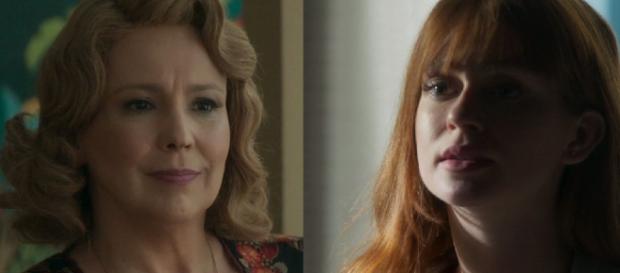 Ondina e Luz em 'O Sétimo Guardião'. (Reprodução/TV Globo) Ondina e Luz em 'O Sétimo Guardião'. (Reprodução/TV Globo)