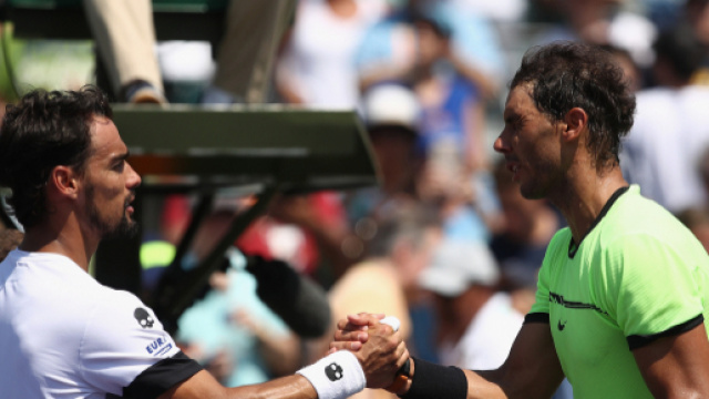 Nadal et Fognini se jouent pour la 15e fois au Masters 1000 de Monte-Carlo.