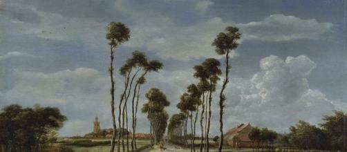 The Avenue, Middleharnis by Meindert Hobbema [Image source: National Gallery of London]