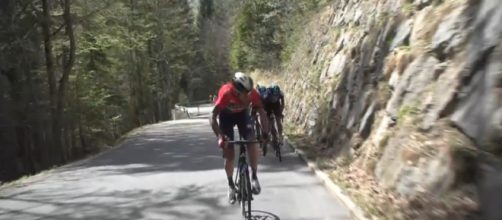 Vincenzo Nibali all'attacco al Tour of the Alps