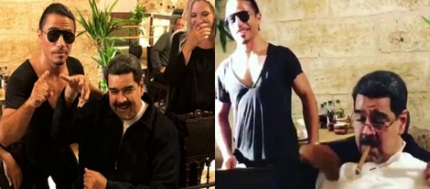 Nicolás Maduro en una muestra de los lujos de los socialistas ante las carencias que vive el pueblo venezolano Nicolás Maduro en una muestra de los lujos de los socialistas ante las carencias que vive el pueblo venezolano