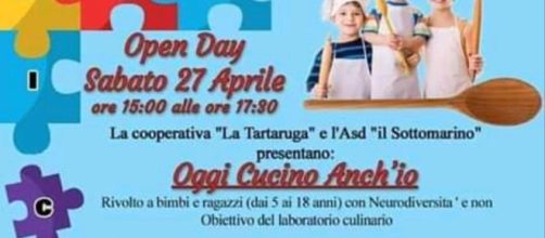 Locandina laboratorio culinario