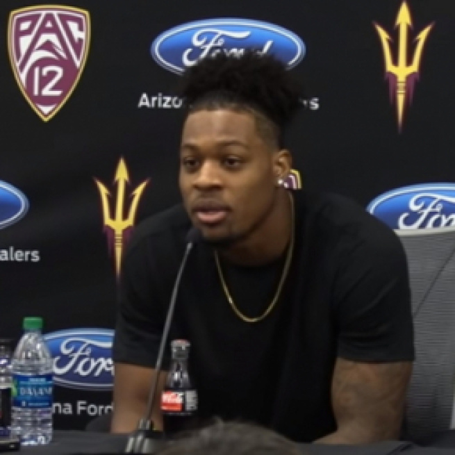 N'Keale Harry had three productive years at Arizona State. - [Sun Devil Athletics / YouTube screencap