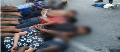 Traficantes foram surpreendidos após um passeio de barco. (Divulgação/Polícia Civil)