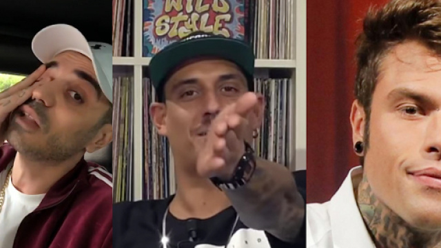 Marracash, Noyz Narcos e Fedez.