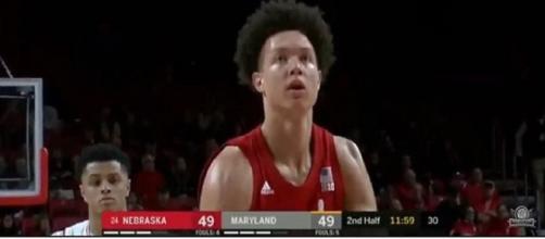 Isaiah Roby might not be back with the Nebraska basketball team [Im]age via Hardwood Hoops Central's NBA Draft Green Room/YouTube screencap]