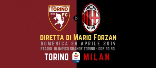 Serie A: 34ma di campionato: Torino - Milan alle ore 20.30