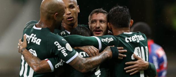Palmeiras iniciou defesa do título com goleada sobre o Fortaleza. (Divulgação/Cesar Greco/Palmeiras) Palmeiras iniciou defesa do título com goleada sobre o Fortaleza. (Divulgação/Cesar Greco/Palmeiras)