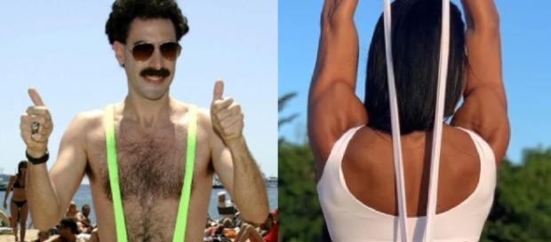 Gracyanne Barbosa e Borat. (Arquivo Blasting News/Reprodução/Instagram/@graoficial) Gracyanne Barbosa e Borat. (Arquivo Blasting News/Reprodução/Instagram/@graoficial)